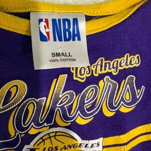 NBA Purple and Yellow Graphic Tee